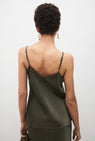 Silk Laundry | Bias Cut Cami - Pine