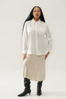 Silk Laundry | Boyfriend Shirt - White