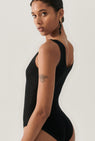 Silk Laundry | Bodysuit Tank - Black