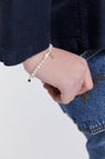 Karen Walker | Mini Girl With Pearls Bracelet - Silver