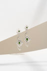 Zoe & Morgan | Munay Earrings - Silver/Chrome Diopside