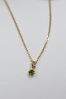 Zoe & Morgan | Stella Necklace - Gold/Chrome Diopside