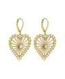 Zoe & Morgan | Amor Earrings - Gold/White Zircon