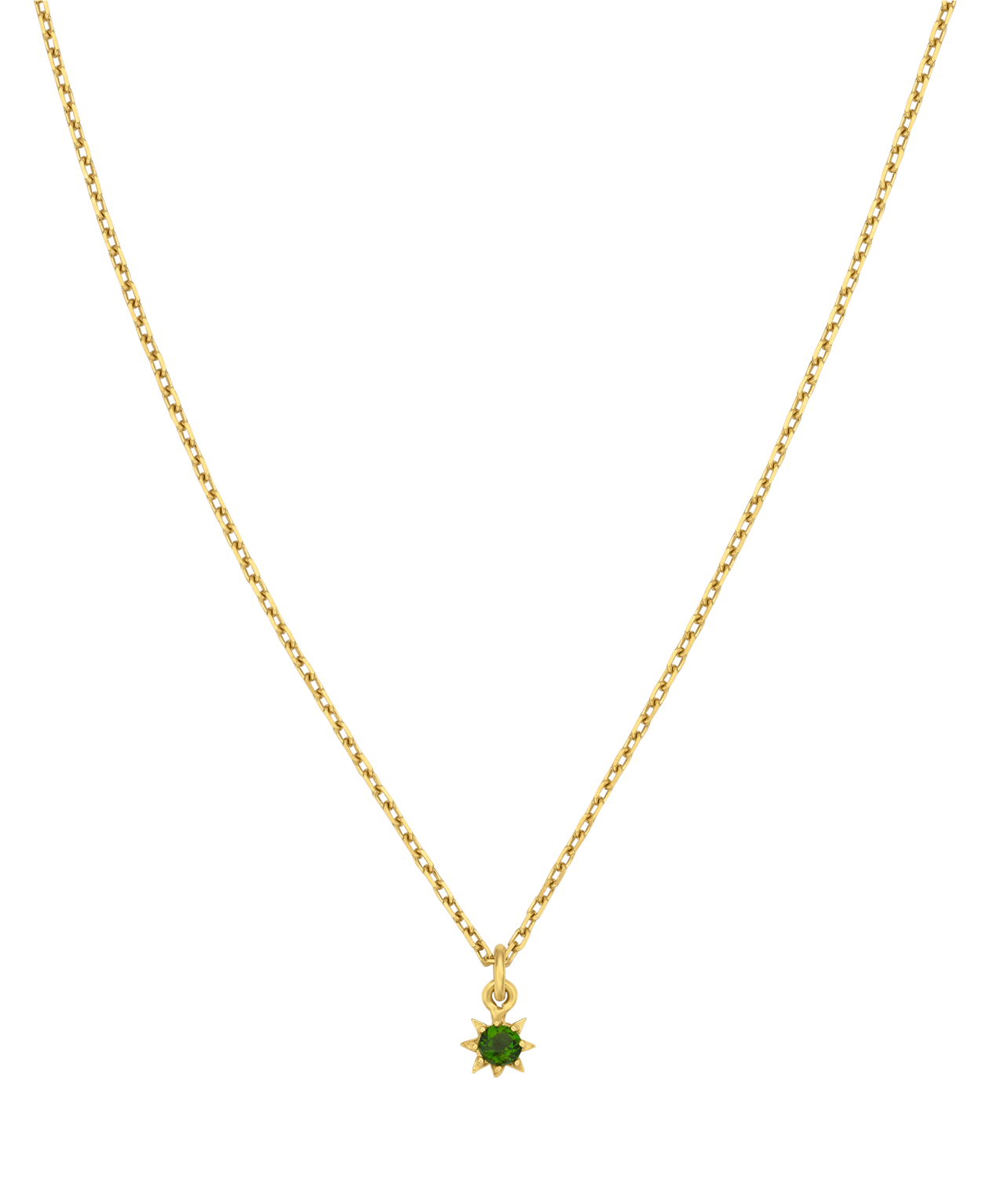 Zoe & Morgan | Stella Necklace - Gold/Chrome Diopside