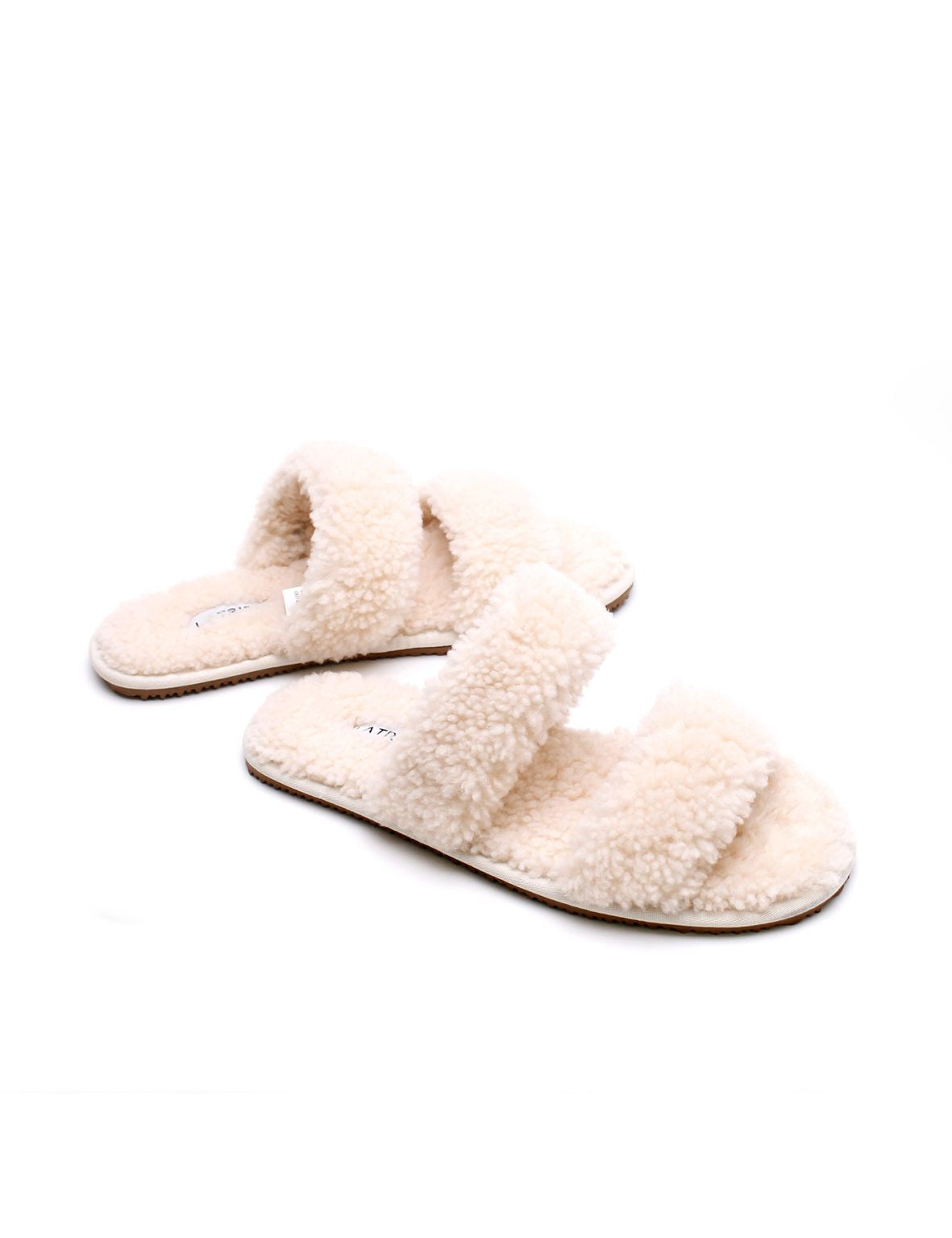 La Tribe | Double Strap Shearling - Cream