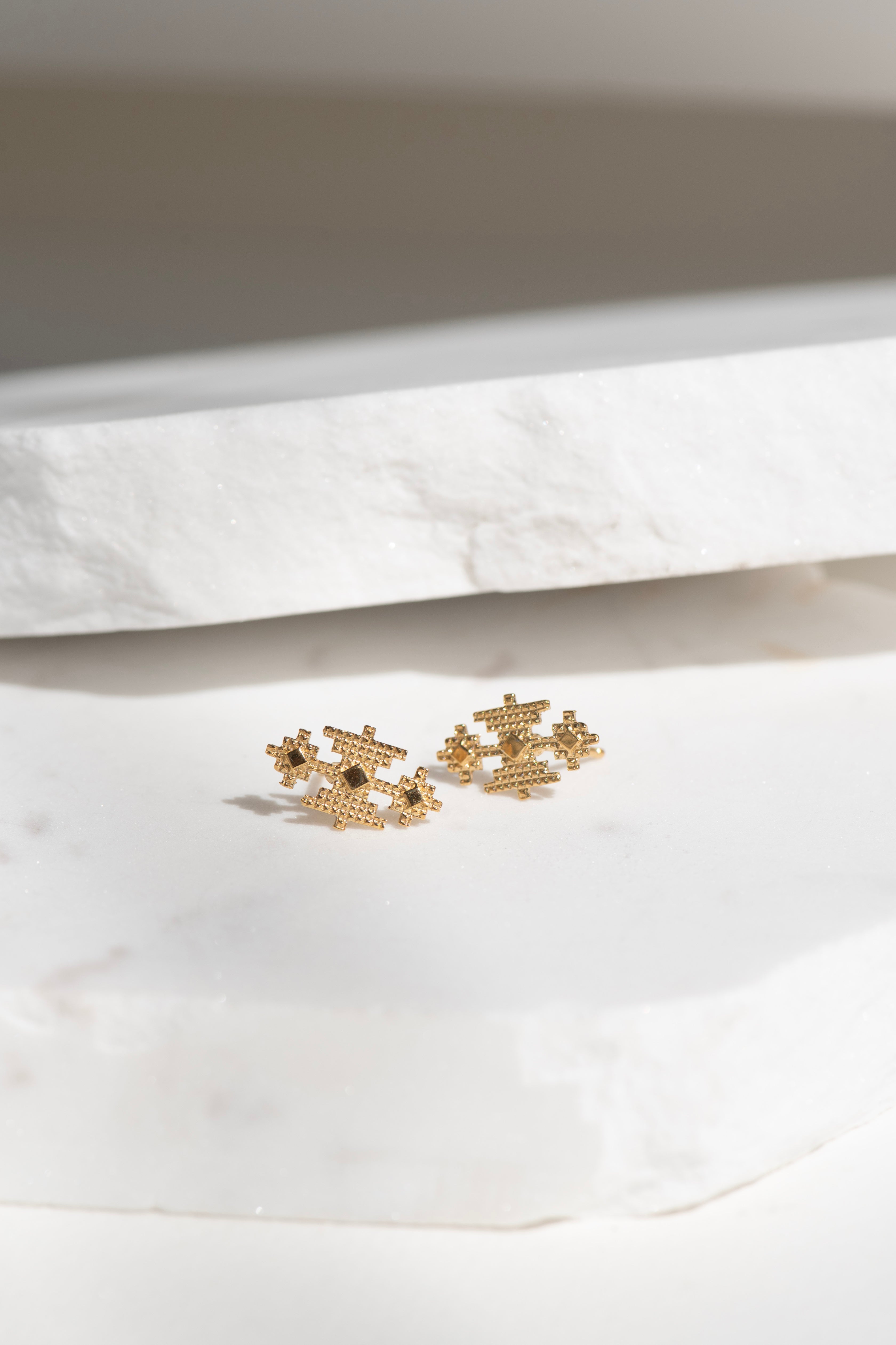 Zoe & Morgan | Pisac Studs - Gold