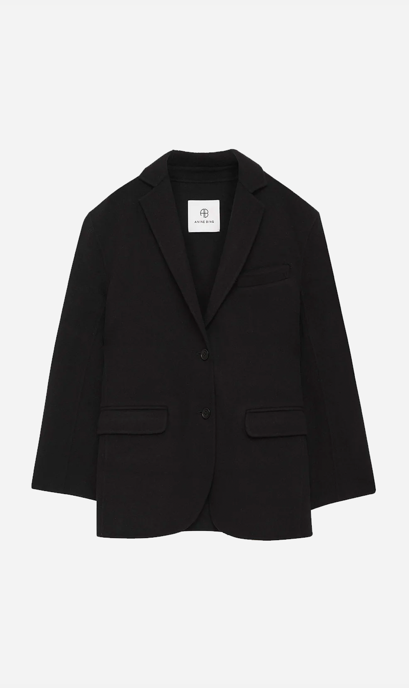 Anine Bing | Quinn Blazer Wool - Black