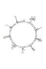 Karen Walker | Runaway Girl Charm Bracelet - Silver