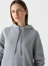 Sunspel | Loopback Hoodie - Grey Melange