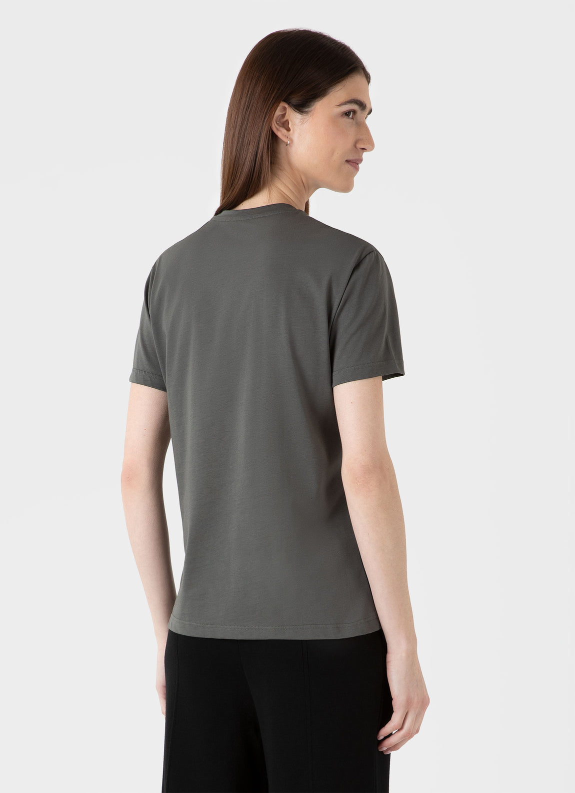 Sunspel | Boy Fit T.Shirt - Drill Green