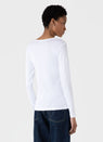 Sunspel | Rib Henley - White