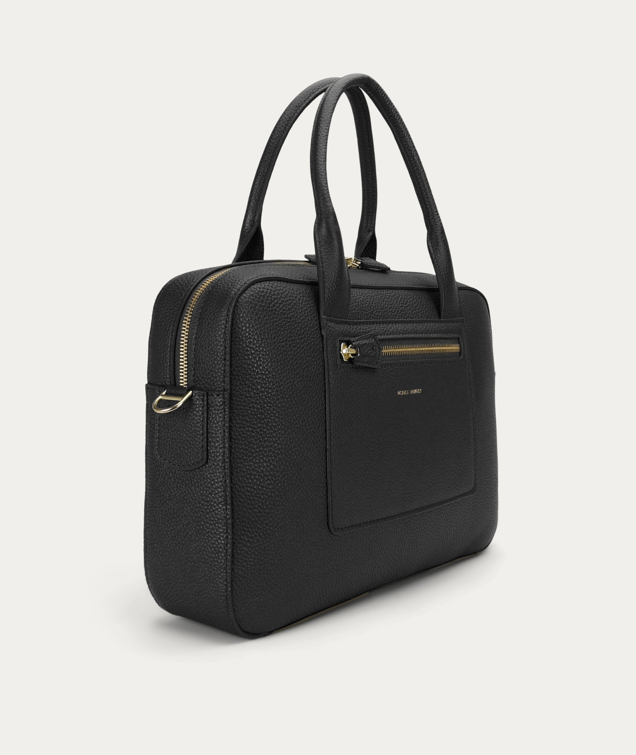 Deadly Ponies | Dual Zorro Briefcase - Black/Brass