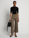 Proenza Schouler White Label | Rib Knit Cut Out Sweater - Black