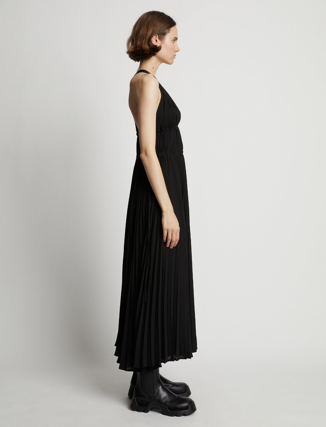 Proenza Schouler White Label | Broomstick Pleated Tank Dress - Black