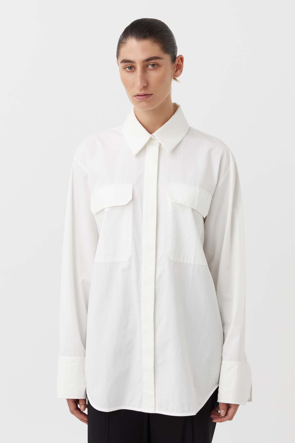 CAMILLA AND MARC | Hazel Oversized Shirt - White