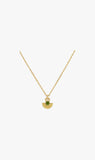 Zoe & Morgan | Eos Necklace - 22k Gold plate With Chrome Diopside