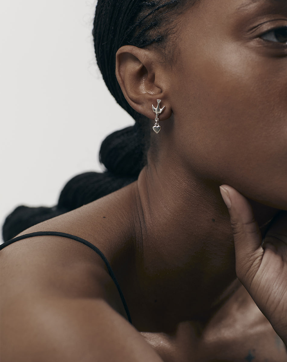 Meadowlark | Love Dove Stud - Gold Plated