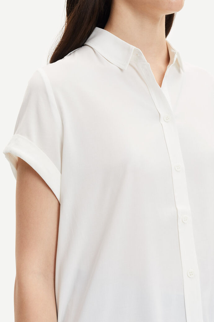 Samsoe Samsoe | Majan SS Shirt - Clear Cream