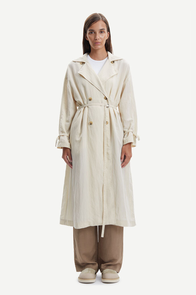 Samsoe Samsoe | Alessia Trenchcoat - Brown Rice