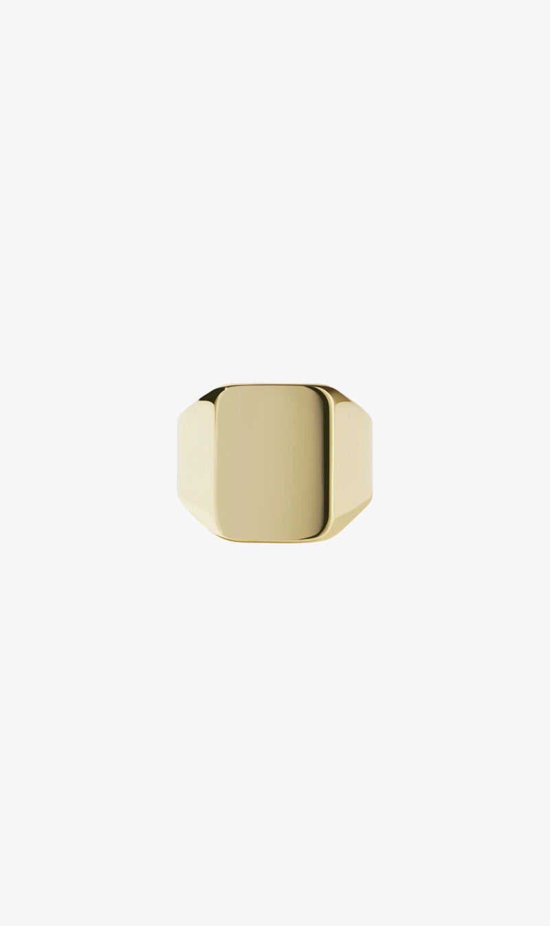 Meadowlark | Fairfax Signet Ring - Gold Plated
