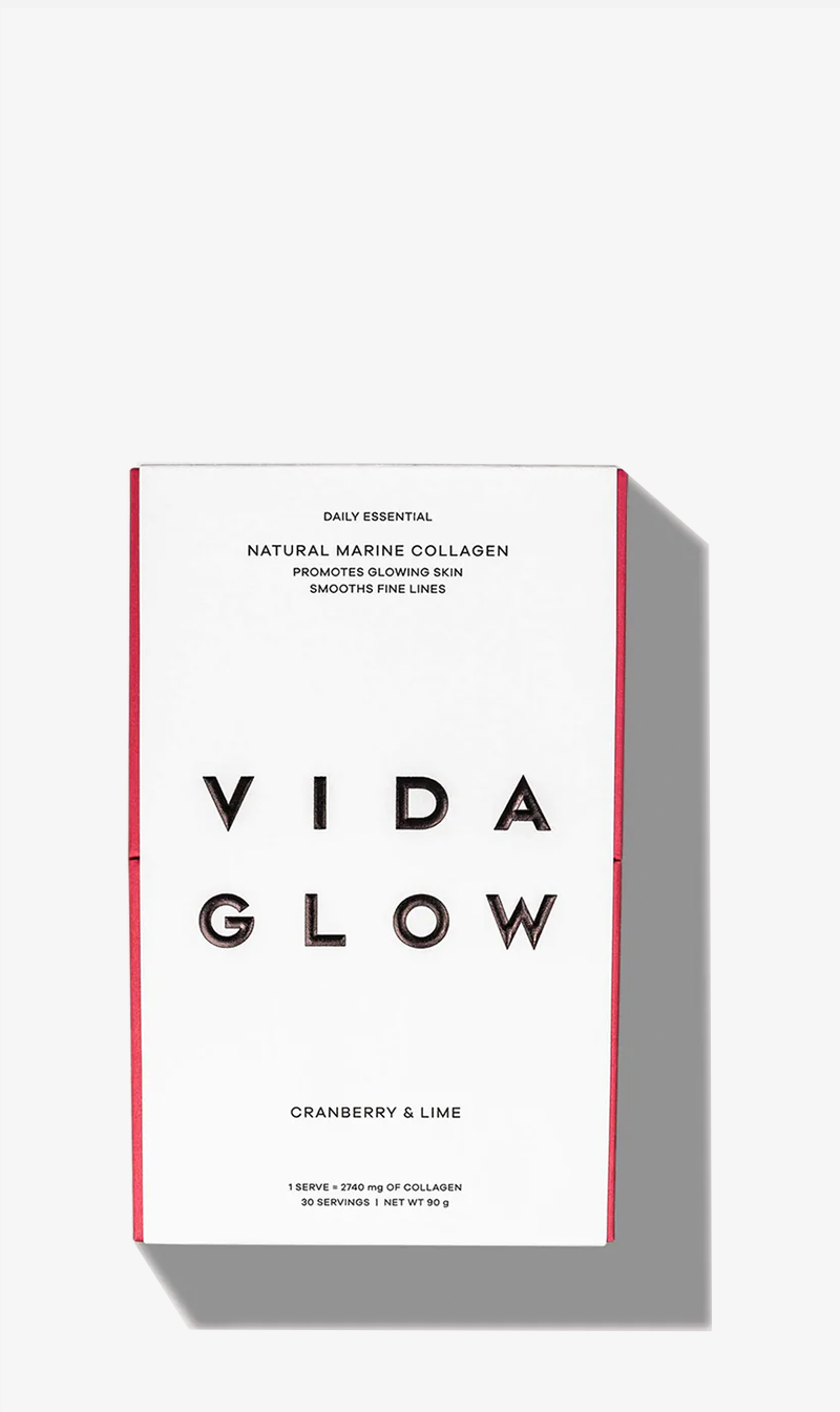 Vida Glow | Natural Marine Collagen Sachets - Cranberry & Lime 30x3g