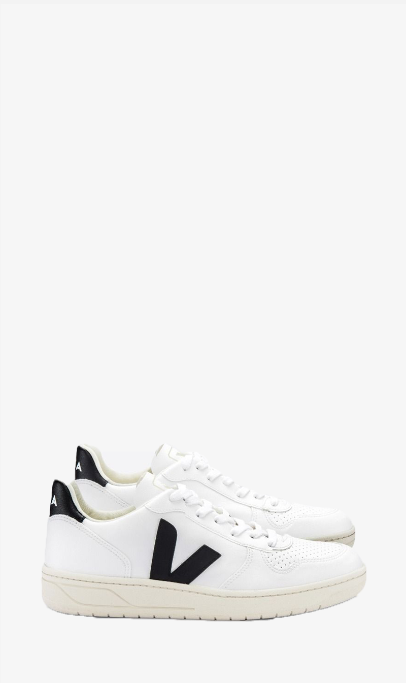 Veja | V-10 CWL - White/Black