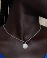 Zoe & Morgan | Helios Necklace - Sterling Silver With Chrome Diopside