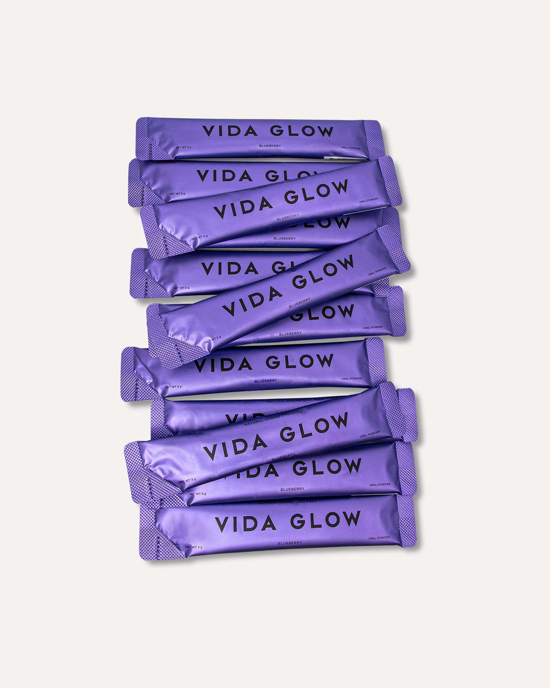 Vida Glow | Natural Marine Collagen Sachets - Blueberry 30x3g