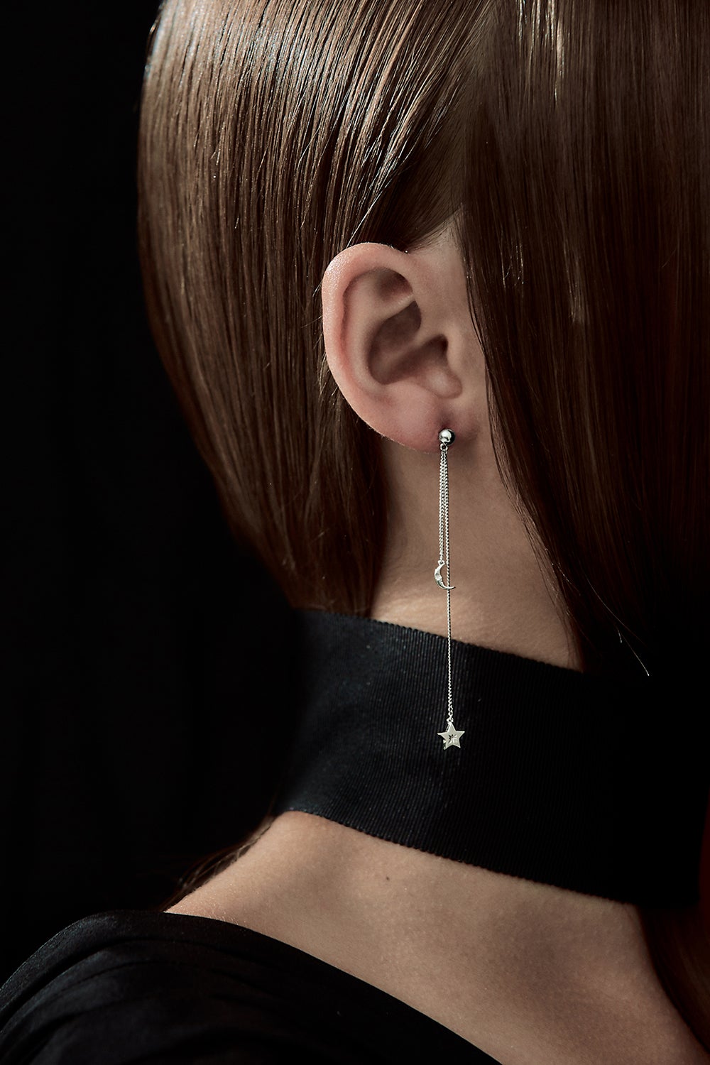 Karen walker jewellery | Moon & Star Pendulum - Silver