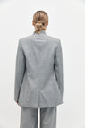 ST. AGNI | Shawl Collar Blazer - Grey