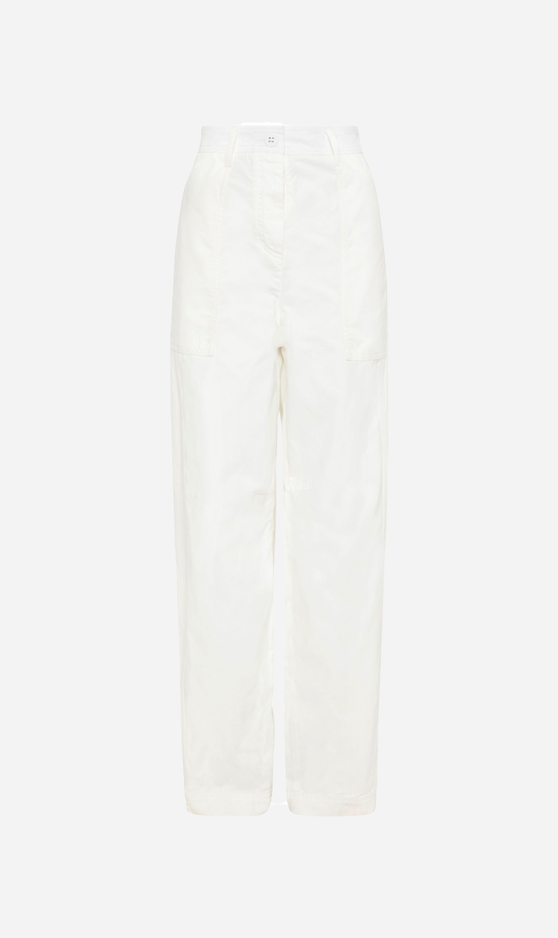 Matteau | Relaxed Cargo Pant - White